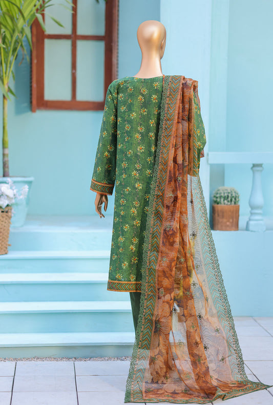 Ninokara by HZ Textiles Embroidered Jacquard Suit Unstitched 3 Piece NJE-7017