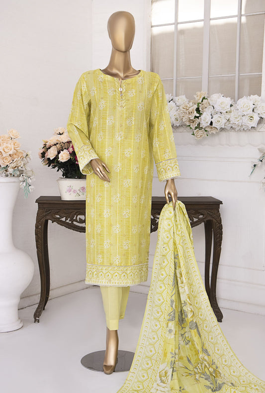 Ninokara by HZ Textiles Embroidered Lawn Suit Unstitched 3 Piece NJP-01 - Summer Collection