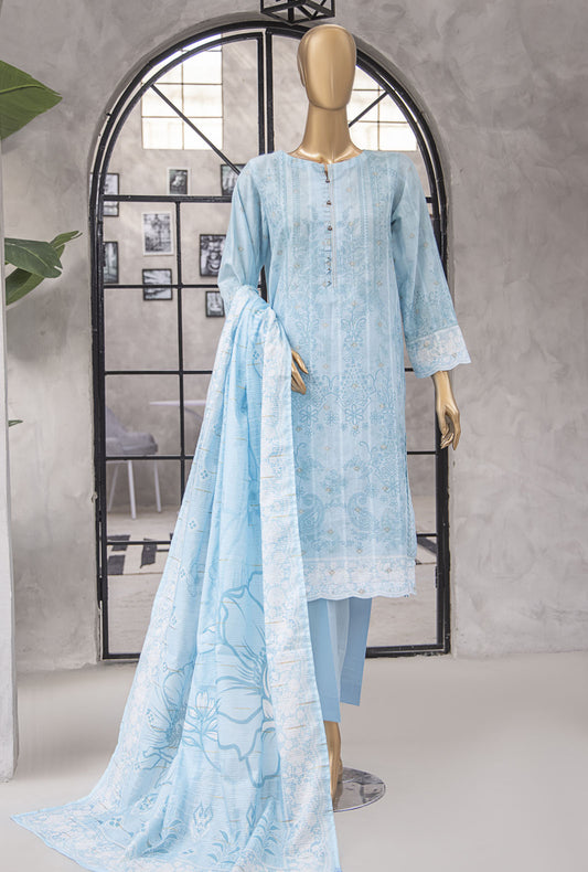 Ninokara by HZ Textiles Embroidered Lawn Suit Unstitched 3 Piece NJP-05 - Summer Collection