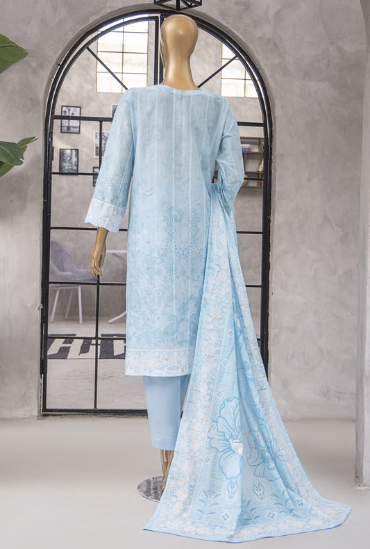 Ninokara by HZ Textiles Embroidered Lawn Suit Unstitched 3 Piece NJP-05 - Summer Collection