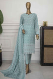 Nakshkari by HZ Textiles Embroidered Lawn Suit Unstitched 3 Piece NKE-965 - Summer Collection