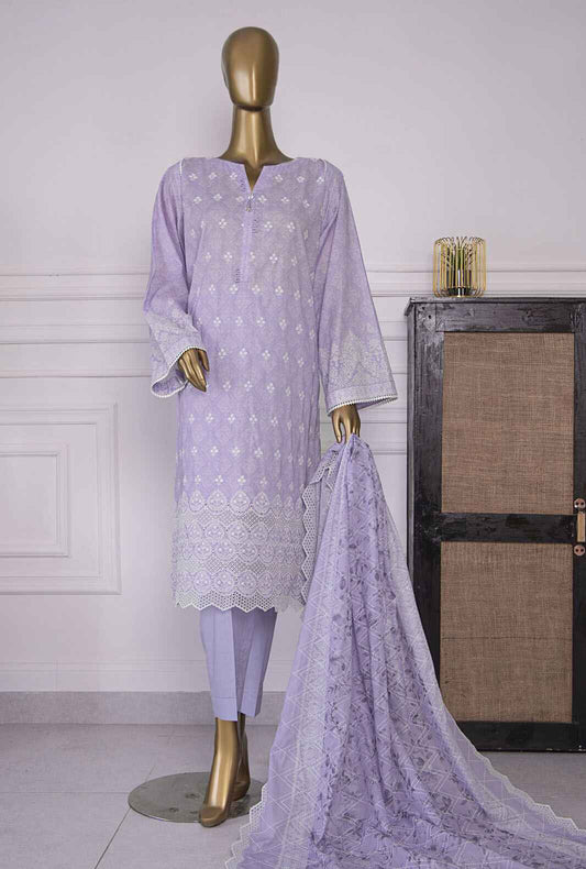 Nakshkari by HZ Textiles Embroidered Lawn Suit Unstitched 3 Piece NKE-966 - Summer Collection