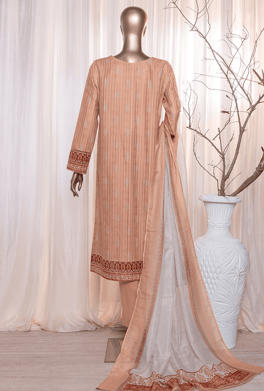 3 Piece Unstitched - Ninokara Digital Printed Lawn Suit - NP-203