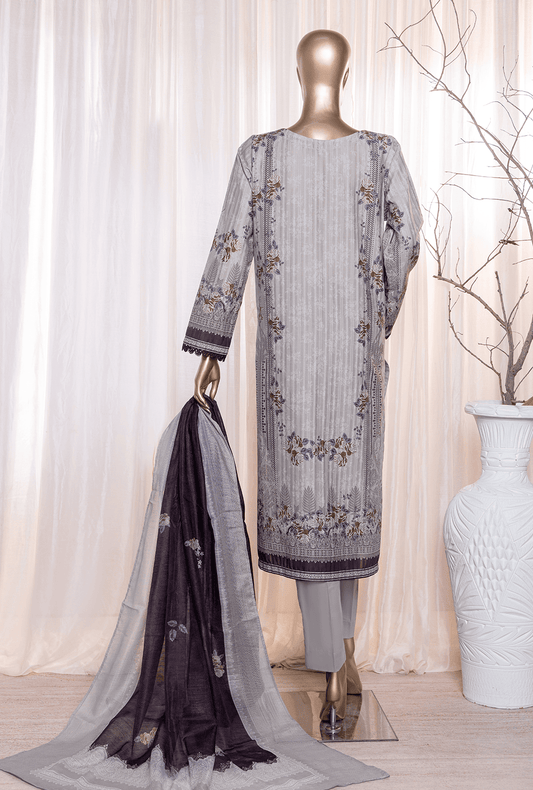 3 Piece Unstitched - Ninokara Digital Printed Lawn Suit - NP-205