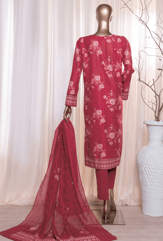 3 Piece Unstitched - Ninokara Digital Printed Lawn Suit - NP-209