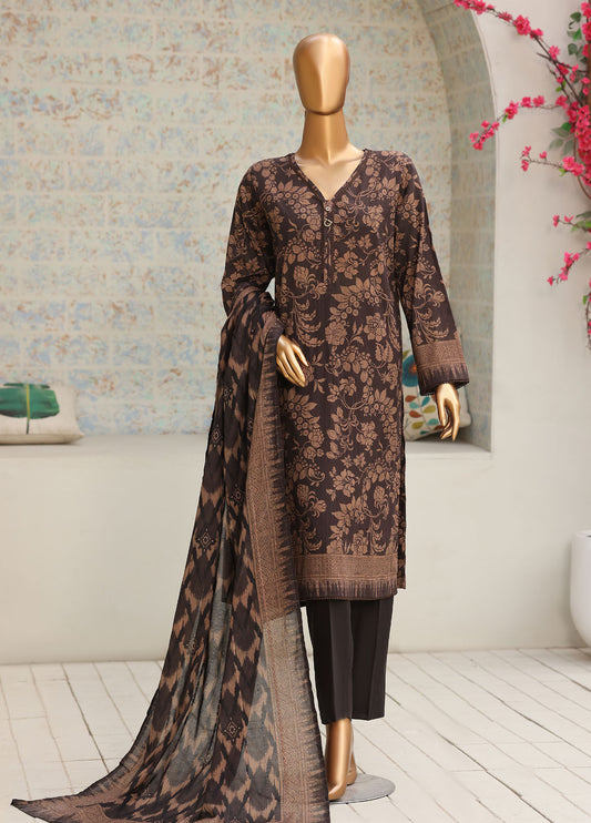 Nayab by HZ Textiles Printkari Embroidered Lawn Suit Unstitched 3 Piece NPC- 10 Vol 05