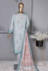 3 Piece Unstitched - Nayab Digital Printed Doriya Suit - NPD-06