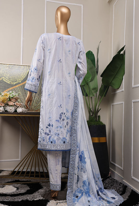 Nayab by HZ Textiles Digital Printed Lawn Suit Unstitched 3 Piece NPD-10 Vol 02 - Summer Collection
