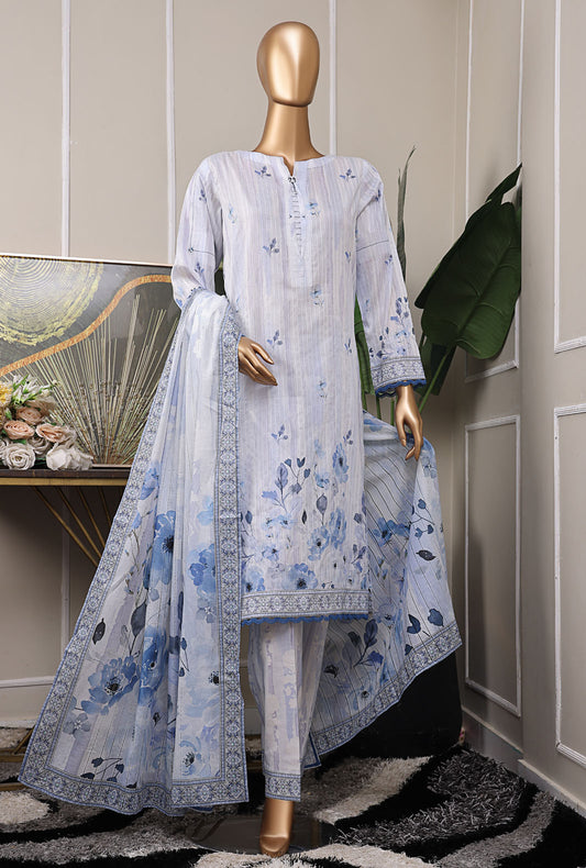 Nayab by HZ Textiles Digital Printed Lawn Suit Unstitched 3 Piece NPD-10 Vol 02 - Summer Collection