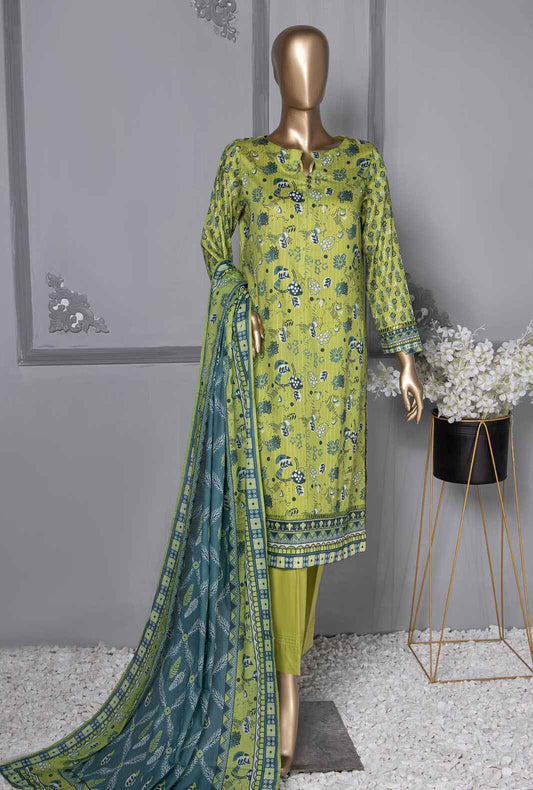 3 Piece Unstitched - Nayab Digital Printed Doriya Suit - NPD-27