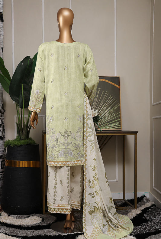 Nayab by HZ Textiles Printkari Embroidered Lawn Suit Unstitched 3 Piece NPE-01 Vol 03 - Summer Collection