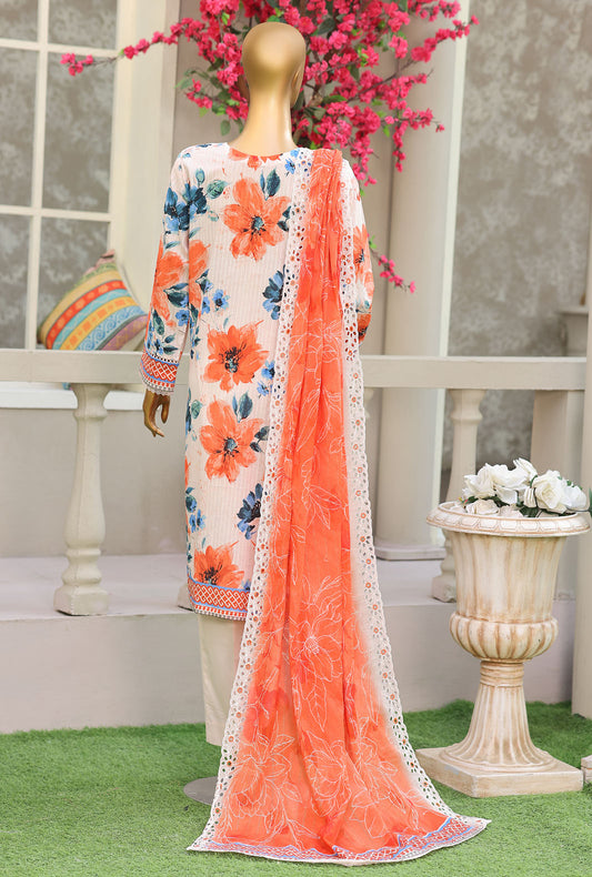 Nayab by HZ Textiles Printkari Embroidered Lawn Suit Unstitched 3 Piece NPE-01 Vol 04