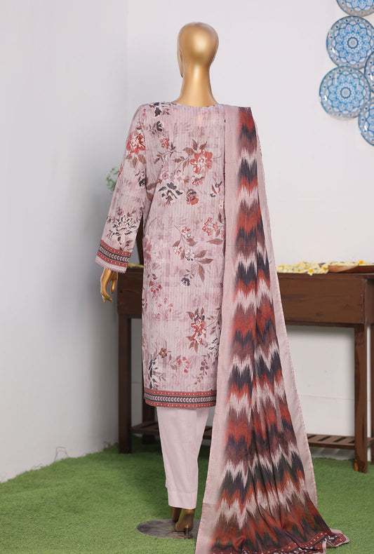 Nayab by HZ Textiles Printkari Embroidered Lawn Suit Unstitched 3 Piece NPE-02 Vol 03