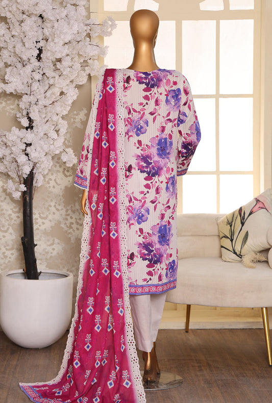 Nayab by HZ Textiles Printkari Embroidered Lawn Suit Unstitched 3 Piece NPE-04 Vol 04