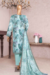 3 Piece Unstitched - Nayab Printkari Doriya Embroiderd Suit - NPE-04