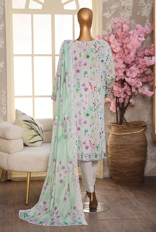 Nayab by HZ Textiles Printkari Embroidered Lawn Suit Unstitched 3 Piece NPE-08 Vol 04