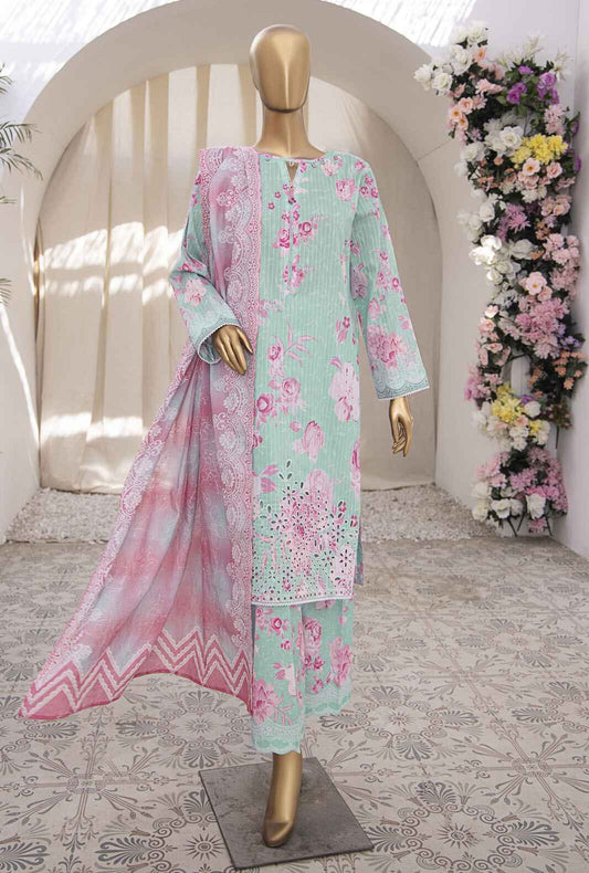 3 Piece Unstitched - Nayab Printkari Doriya Embroidered Suit - NPE-08-VOL-02