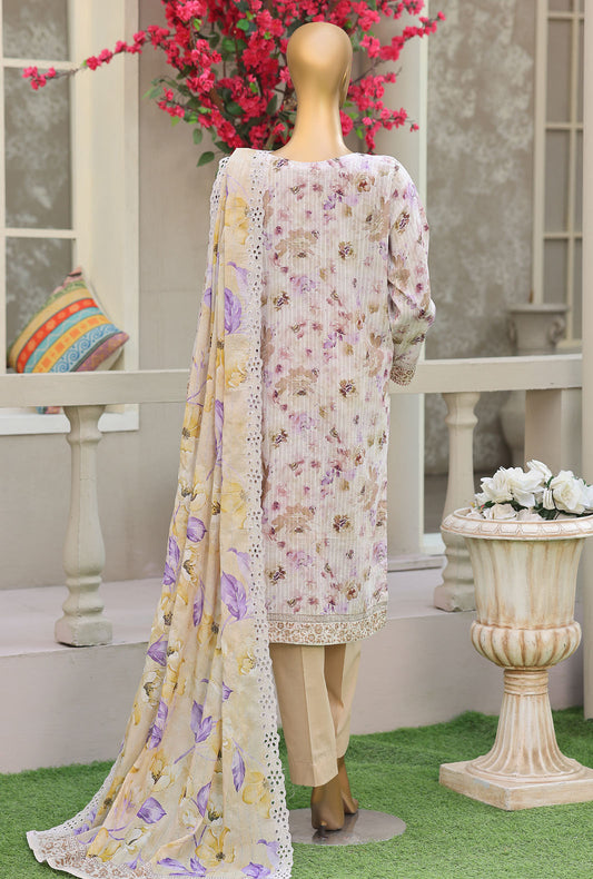 Nayab by HZ Textiles Printkari Embroidered Lawn Suit Unstitched 3 Piece NPE-10 Vol 04