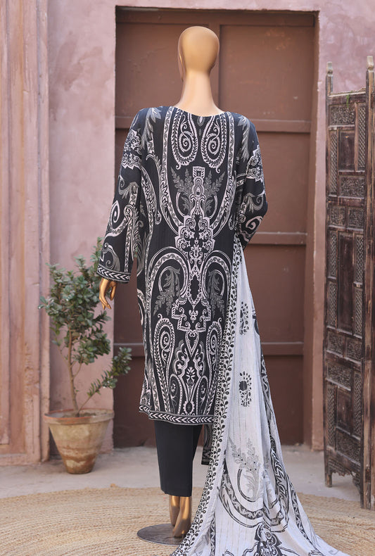 Nayab by HZ Textiles Printkari Embroidered Lawn Suit Unstitched 3 Piece NPE- 6043 Vol 04