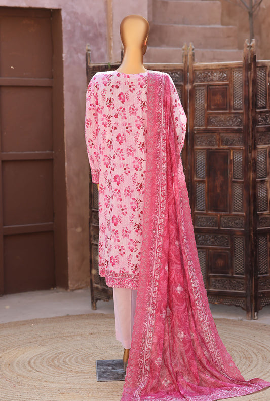 Nayab by HZ Textiles Printkari Embroidered Lawn Suit Unstitched 3 Piece NPE- 6044 Vol 04