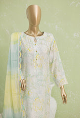 3 Piece Unstitched - Naubahar Viscose Silk Suit - NVE-25B