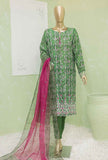 3 Piece Unstitched - Naubahar Viscose Silk Suit - NVE-49A