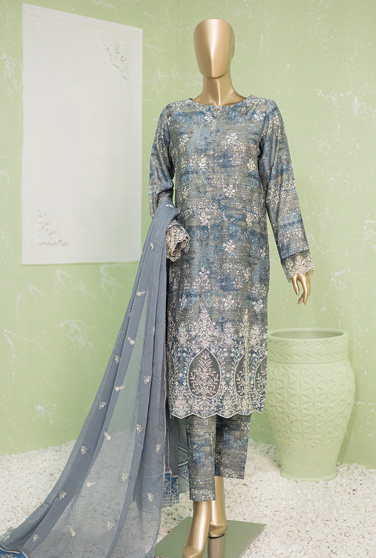 3 Piece Unstitched - Naubahar Viscose Silk Suit - NVE-22