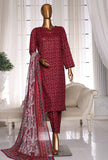 Organic Co-Ords by HZ Textiles Digital Printed Lawn Suit Unstitched 3 Piece OC-06 - Summer Collection