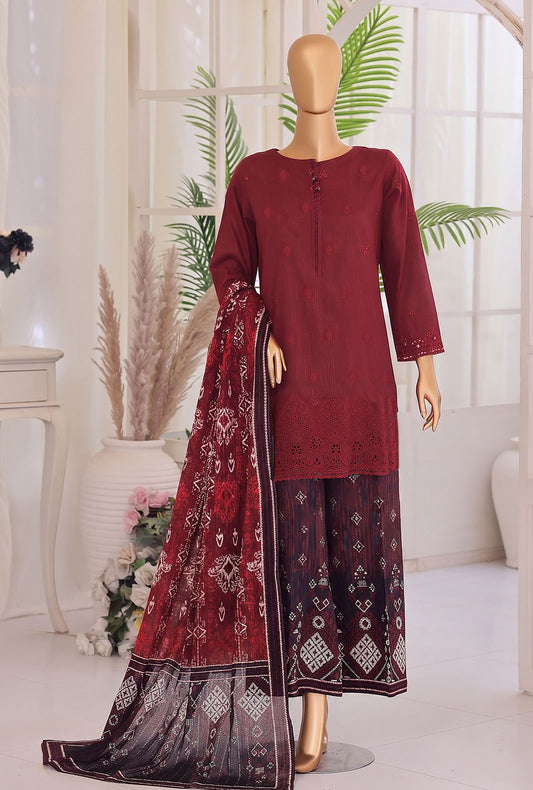 Oriental Printkari by HZ Textiles Embroidered Lawn Suit Unstitched 3 Piece OPS-01 Vol 02