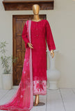 Oriental Printkari by HZ Textiles Embroidered Cambric Suit Unstitched 3 Piece OPS - 08