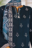 Oriental Printkari by HZ Textiles Embroidered Lawn Suit Unstitched 3 Piece OPS-09 Vol 02