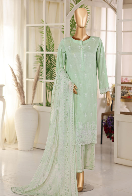 Oriental Printkari by HZ Textiles Embroidered Lawn Suit Unstitched 3 Piece OPS-10 Vol 02