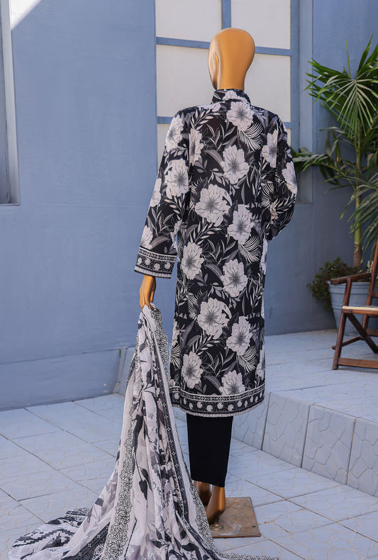 Premium Chikankari by HZ Textiles Embroidered Lawn Suit Unstitched 3 Piece PCE-1032