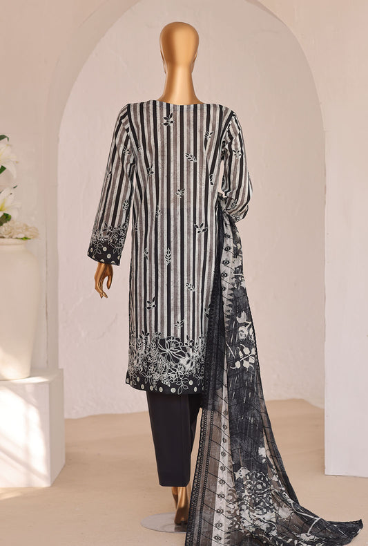 Premium Chikankari by HZ Textiles Embroidered Lawn Suit Unstitched 3 Piece PCE-649