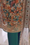 Premium Chikankari by HZ Textiles Embroidered Lawn Suit Unstitched 3 Piece PCE - 652