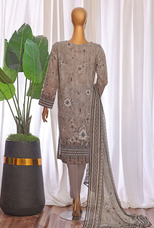 Premium Chikankari by HZ Textiles Embroidered Lawn Suit Unstitched 3 Piece PCE - 653