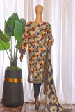Premium Chikankari by HZ Textiles Embroidered Lawn Suit Unstitched 3 Piece PCE - 654