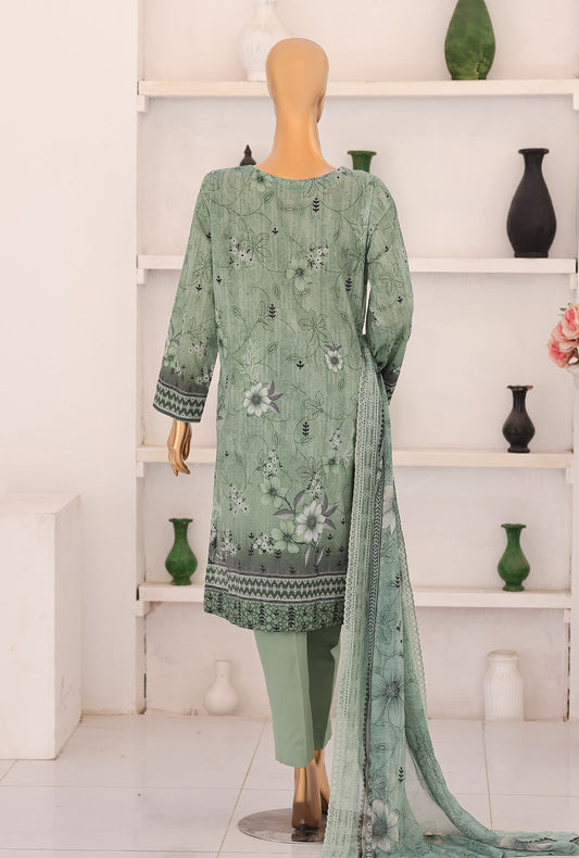 Premium Chikankari by HZ Textiles Embroidered Lawn Suit Unstitched 3 Piece PCE - 659 Vol-02