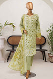 Premium Chikankari by HZ Textiles Embroidered Lawn Suit Unstitched 3 Piece PCE-975 - Summer Collection
