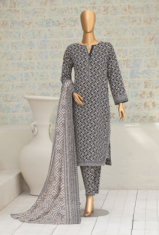 Co-Ords by HZ Textiles Digital Printed Lawn Suit Unstitched 3 Piece PCO-3203
