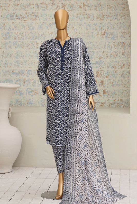 Co-Ords by HZ Textiles Digital Printed Lawn Suit Unstitched 3 Piece PCO-3204