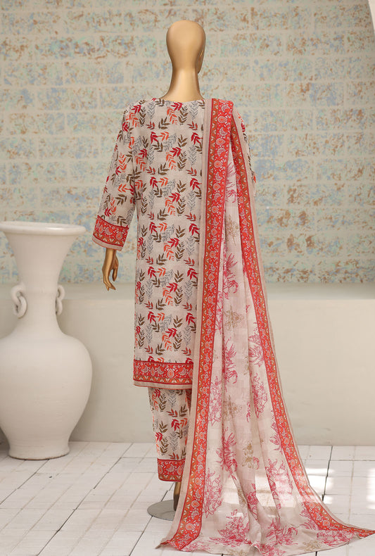 Co-Ords by HZ Textiles Digital Printed Lawn Suit Unstitched 3 Piece PCO-3208