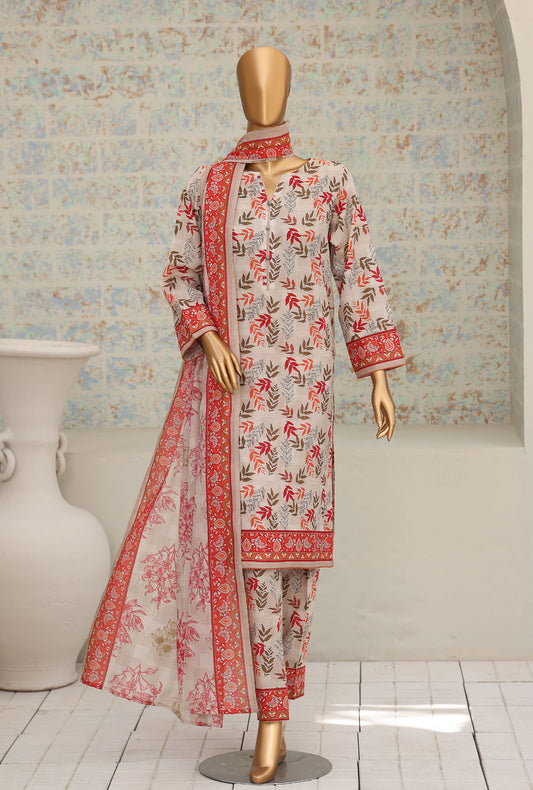 Co-Ords by HZ Textiles Digital Printed Lawn Suit Unstitched 3 Piece PCO-3208