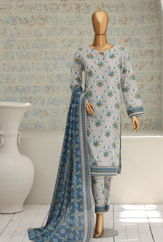 Co-Ords by HZ Textiles Digital Printed Lawn Suit Unstitched 3 Piece PCO-3212