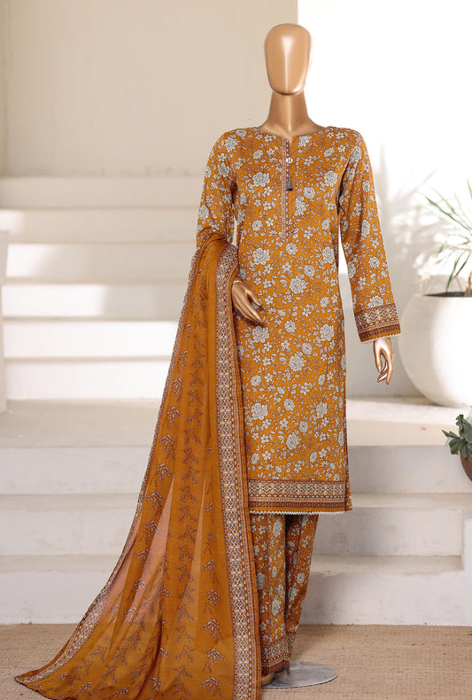 Co-Ords by HZ Textiles Digital Printed Lawn Suit Unstitched 3 Piece PCO-3213 Vol 02