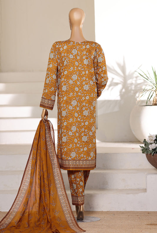 Co-Ords by HZ Textiles Digital Printed Lawn Suit Unstitched 3 Piece PCO-3213 Vol 02