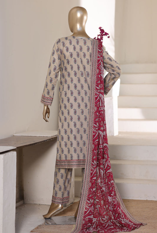 Co-Ords by HZ Textiles Digital Printed Lawn Suit Unstitched 3 Piece PCO-3215 Vol 02