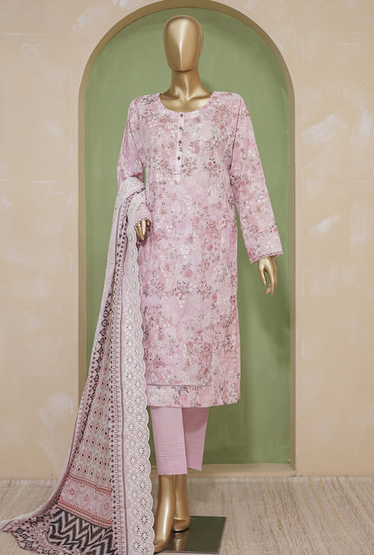 3 Piece Unstitched - Dhagakari Digital Printed lawn Suit -PDE-733