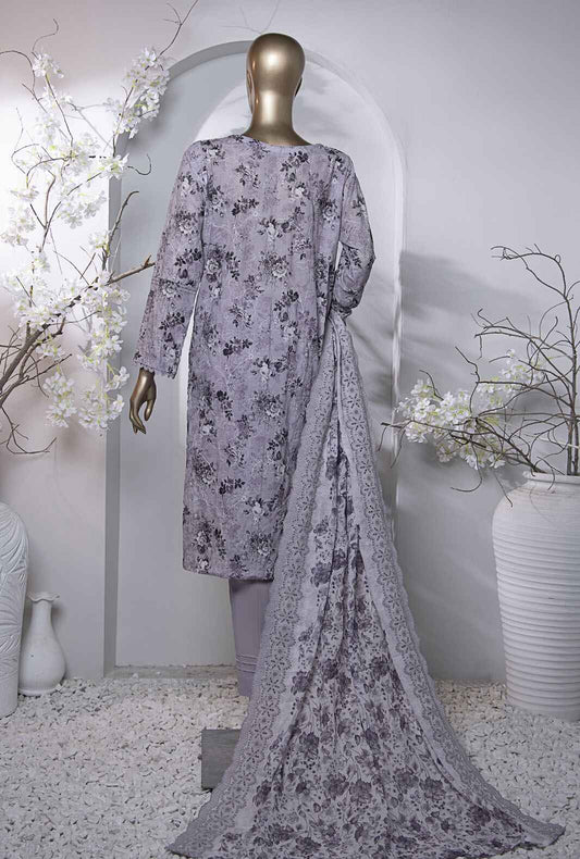 3 Piece Unstitched - Dhagakari Digital Printed lawn Suit - PDE-788