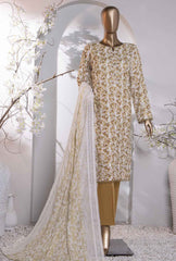 3 Piece Unstitched - Dhagakari Digital Printed lawn Suit - PDE-789